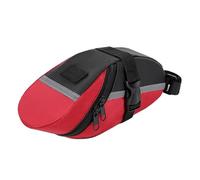 NFAHBAQA Borsa Sottosella Bici per Focus Mares Race, Impermeabile Borse Posteriori Bicicletta con Riflettenti, Grande capacità Accessori Ciclismo,Red