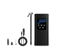 NFAHBAQA Compressore Aria Portatile Auto per Ford Kuga Puma S-Max Mondeo Edge Evos ST Line, Gonfiatore Elettrico 150PSI, Schermo LCD Digitale e Torcia LED, Arresto Automatico,Wired Version 12V