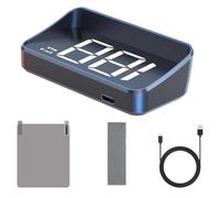 NFAHBAQA Head Up Display Universale Auto per VW Caddy Maxi 2015-2023 2024, Proiettore Parabrezza HUD Ad Alta Definizione, Allarme Sicurezza velocità Eccessiva,White Light