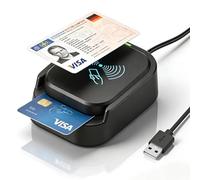 NFC Reader NFC Lettore Writer Lettore di Smart Card e NFC, Lettore CIE e Firma Digitale, Lettore Cie Tessera Sanitaria, Compatibile Windows Mac OS Linux Android, Plug & Play, per Banca Online
