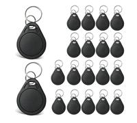 NFC-Tag Ntag215 con chip NFC, portachiavi programmabile NFC con memoria da 504 byte, compatibile con i comandi rapidi iPhone, app iOS, HomeKit e app per smartphone Android (20 pezzi)