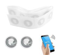 NFC Tags, NFC Adesivi, Stickers NFC, NFC Tag Sticker, NFC Etichettes, 213 NFC Chip, 213 NFC Tag Adesivi, con 144 Byte di Memoria, 30 Pezzi