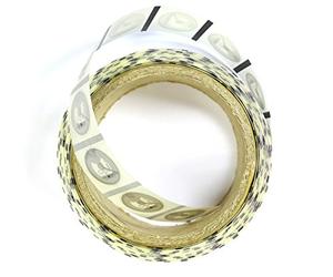 NFC21 68395 Tags adesivi, NTAG 213, 168 Byte, 22 mm, 20 pezzi per NFC Smartphone trasparente