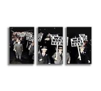 NFDVFHFRQ Poster su tela con stampa di protesta con la birra, decorazione artistica da parete per soggiorno e camera da letto, 20 x 30 cm