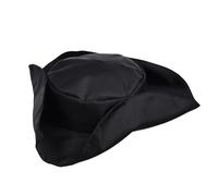 NFEKLFI Cappello Pirata Cappello da pirata for uomo, for feste di cosplay, nero e marrone, a tricorno, for spettacoli teatrali, travestimenti, a tema, giochi ruolo(Black)