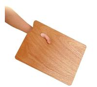NFEKLFI tavolozza per dipingere 1 PCS Wooden Palette,Oval And Square Solid Wood Panels,Suitable for Oil Painting,Gouache(Square 30x40cm)