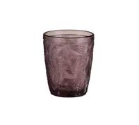 Nff Bicchiere Da Acqua, Bicchieri In Vetro Trasparente Senza Piombo Con Goffratura Vintage For Succhi, Latte, Caffè, 380 Ml (Color : Purple, Size : 300ML)