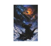 NFFBGFD Poster su tela di alta qualità, motivo: la corruzione, decorazione per camera da letto, paesaggio decorativo, idea regalo, 40 x 60 cm
