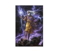NFFBGFD Zeus - Poster su tela di alta qualità, decorazione per camera da letto, 60 x 90 cm