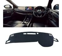 NfffiPp - Copri cruscotto Auto in Flanella di Poliestere Scamosciata Dash Mat Adatto per Nissan Qashqai J12 2021 2022 2023 2024 E-Power 3 MK3 Protezione Tappetino Dashmat