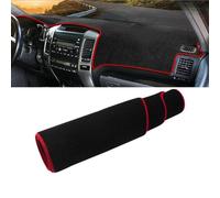 NfffiPp - Copri cruscotto Auto in Flanella di Poliestere Scamosciata Dash Mat Adatto per Toyota Land Cruiser Prado 120 FJ120 2003 2004 2005 2006 2007 2008 2009 Protezione Tappetino Dashmat