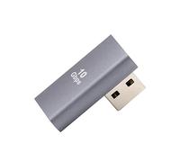 NFHK 10 Gbps USB3.0 Male to Female Extension Power Data Video Adapter Low Profile 90 Degree Right Angled Type
