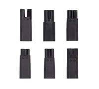 NFHK 6 pezzi/set da presa USB-C a 2 pin DC 5 V Power Charge Adater per tagliacapelli elettrico barba, rasoio Beauty Instruments