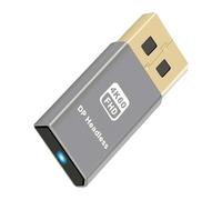 NFHK Adattatore 4K@60Hz DP Display virtuale Displayport Adattatore attivo Dummy Plug Headless Ghost Emulator 1080p@120Hz