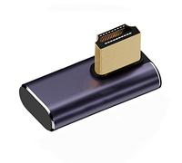NFHK Adattatore da HDMI maschio a HDMI 2.1 femmina, verticale di 90 gradi, angolato verso il basso, basso profilo, UHD, supporto 8K 60hz HDTV