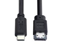 NFHK Adattatore da USB-C Type-C a Power Over eSATA DC5V Adattatore USB3.0 a HDD/SSD/ODD eSATAp Converter