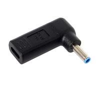 NFHK Adattatore USB 3.1 tipo C USB-C a DC 4,5 * 3,0 mm HP emulatore trigger PD angolato a 90 gradi, NF-UC-112-4530HP