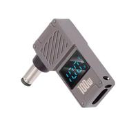 NFHK Adattatore USB C a CC, USB C femmina a DC 5,5x2,1 mm Barrel Jack Plug PD 100 W Adattatore di ricarica rapida per laptop con display di potenza
