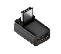 NFHK Adattatore USB5.0 80Gbps Adattatore di estensione maschio-femmina angolato verso il basso verso l'alto con 240 W 16K 8K 5K compatibile con USB4.0 Thunderbolt3/4/5