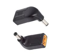 NFHK Adattatore XT60 maschio SC100 protocollo a DC 5,5 x 2,1 mm maschio adattatore di ricarica rapida angolare verticale per batteria RC Lipo Quadcopter Multicopter modello di volo