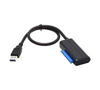 NFHK, cavo adattatore USB 3.0 a SATA angolato a 22 pin per unità disco rigido SSD da 2,5 pollici e 3,5 pollici per laptop e desktop