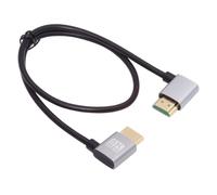 NFHK Cavo HDMI 2.1 Ultra Sottile HDTV 8K 4K Hyper Super Flessibile Slim Cavo Angolato Sinistro a Sinistra 90 Gradi Tipo A per Computer HDTV