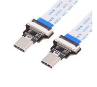 NFHK Cavo OTG USB-C Type-C maschio host a tipo C maschio target dati piatto sottile FPC 13 cm per disco FPV telefono laptop