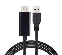NFHK Cavo USB 3.0 maschio a HDMI maschio USB 3.0 sorgente HDMI Sink Converter per desktop laptop PC Adapter 1.8m 1080P Proiettore Video Monitor Cavo