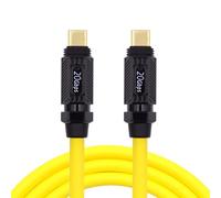 NFHK Cavo USB 4 USB-C ultra morbido ad alta flessibilità 20 Gbps 140 W 8 K per tastiera da gioco mouse tipo C maschio a maschio cavo alimentazione e dati 200 cm