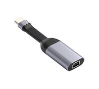 NFHK Cavo USB-C Type-C Source a Mini DP Displayport 4K 60Hz Sink HDTV Adattatore Cavo Piatto Ultra Sottile 1080p per Laptop, Tablet, Telefono