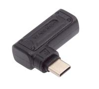 NFHK Presa DC da 140 W, 100 W, 5,5 x 2,5 mm, ingresso su USB-C Type-C ad angolo di 90 gradi, adattatore di ricarica per telefono portatile