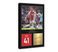 NFHRCS Declan - Poster su tela con motivo "Rice Football", decorazione per camera da letto, ufficio, camera da letto, regalo, 20 x 30 cm