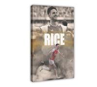 NFHRCS Declan Rice Football Poster su tela, decorazione artistica da parete per soggiorno e camera da letto, 40 x 60 cm