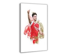 NFHRCS Declan Rice Football Poster su tela, decorazione artistica da parete per soggiorno e camera da letto, 50 x 75 cm