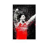 NFHRCS Declan Rice Football Poster su tela, decorazione per camera da letto, ufficio, camera da letto, regalo, 60 x 90 cm