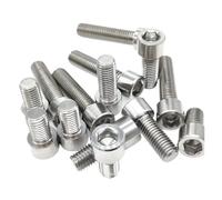 NFJNFCF 1 PC M1.6 M2 M2.5 M3 M4 M5 M8 M10 M12 M14 M16 TC4 GR5 Lega di titanio Esagonale Aleen Socket Vite a testa Bulloni FAI DA TE(40mm,M12)