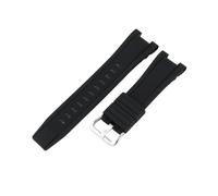 NFJNFCF Accessori di interfaccia concava in resina impermeabile compatibili con Casio GST-S110 W110 GST-S210B GST-S300 Cinturino da uomo resistente nero(Black-Steel-K5)