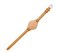 NFJNFCF Cinturini in pelle di mucca compatibili con Fossil ES3077 ES2830 ES3262 ES3060 Eleganti cinturini for orologi da donna, bracciale piccolo(Yellow silver buckle)