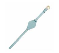 NFJNFCF Cinturini in pelle di mucca compatibili con Fossil ES3077 ES2830 ES3262 ES3060 Eleganti cinturini for orologi da donna, bracciale piccolo(Sky blue gold)