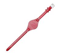 NFJNFCF Cinturini in pelle di mucca compatibili con Fossil ES3077 ES2830 ES3262 ES3060 Eleganti cinturini for orologi da donna, bracciale piccolo(Red silver buckle)