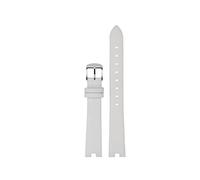 NFJNFCF Cinturini sportivi in vera pelle, cinturino da donna, cinturino in acciaio inossidabile in silicone, compatibile con gli accessori for smartwatch Garmin Lily(White Light Pin)