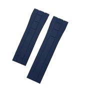 NFJNFCF Cinturino con estremità curva da 22 mm e 23 mm, compatibile con Mido M005430A M005614A, cinturino in gomma impermeabile compatibile con cinturino in silicone Citizen Blue Angel, 23mm, Acetato