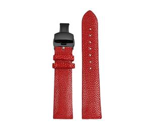 NFJNFCF Cinturino for orologio Devil Pearl Fish da 20 mm 22 mm compatibile con Huawei Tissot Omega Mido Cinturino resistente ai graffi Nero Blu Rosso(Red-black B,20mm)