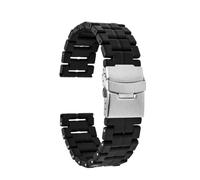NFJNFCF Cinturino for orologio in fibra di carbonio da 23 mm compatibile con Luminox Band3080 3150 8800 6402 Accessori for braccialetti sportivi da uomo Bracciale in acciaio e plastica(Black Silver)