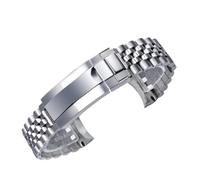 NFJNFCF Cinturino for orologio Jubilee 904 da 20 mm compatibile con Rolex Sub GMT Yacht Daytona, cinturino for orologio da uomo di lusso, catena, parti di ricambio, accessori(21mm)