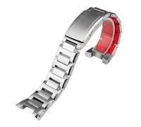 NFJNFCF Cinturino in acciaio inossidabile compatibile con Hamilton Khaki Navy Devil Fish H78716983 H78716333 Cinturini for orologi da immersione da uomo CINTURINO in gomma(Silver)