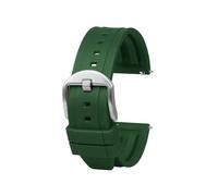 NFJNFCF Cinturino in gomma con estremità curva da 20 mm, 22 mm e 24 mm compatibile con cinturino in silicone Omega 300/Seiko/TAG Heuer F1, accessori for orologi(Gold,22mm)