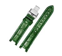 NFJNFCF Cinturino in pelle di vacchetta compatibile con Michael Kors Mk5774 2425/43 Starry Sky Concavo cinturino da donna Accessori for orologi Mike Coles Nero/Rosso/Blu(Green sk)