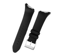 NFJNFCF Cinturino in silicone con interfaccia obliqua terminale compatibile con la serie Hamilton Adventure H24655331 Elvis Presley da uomo in cinturino nero da 25 mm(Black-Steel)
