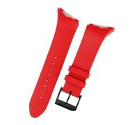 NFJNFCF Cinturino in silicone con interfaccia obliqua terminale compatibile con la serie Hamilton Adventure H24655331 Elvis Presley da uomo in cinturino nero da 25 mm(Red-Black)